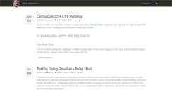 Desktop Screenshot of blog.chriskankiewicz.com