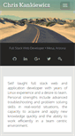 Mobile Screenshot of chriskankiewicz.com